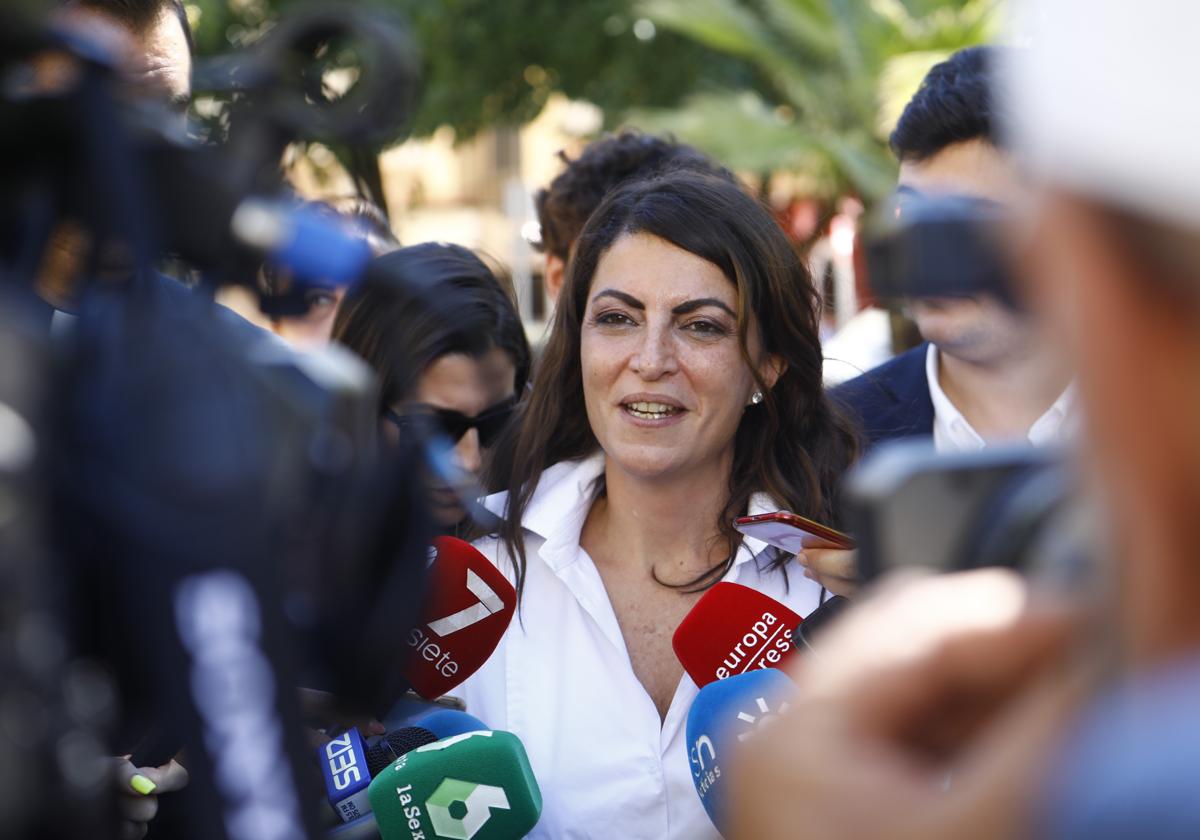 La exdiputada de Vox Macarena Olona en una imagen de archivo.