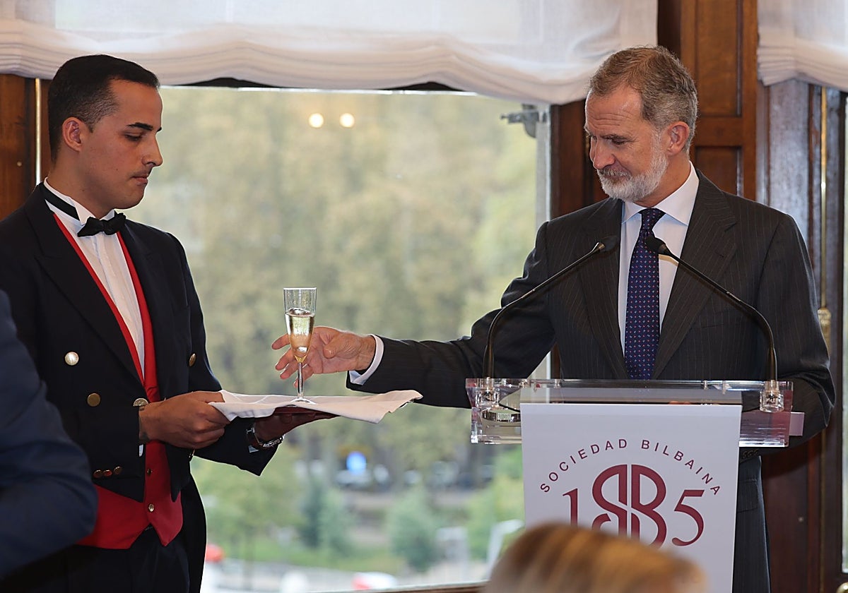 El Rey Felipe VI preside el 185 aniversario de la Sociedad Bilbaina