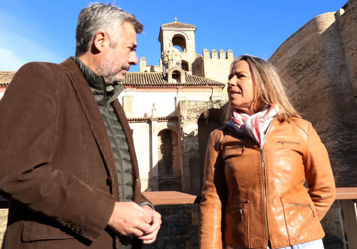 Los edils de Urbanismo y Cultura, este lunes en el Alcázar de los Reyes Cristianos