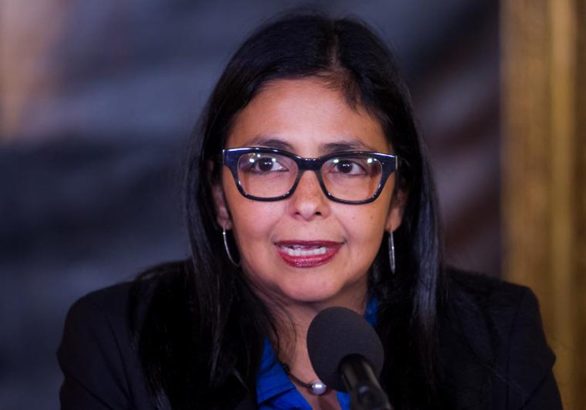 La vicepresidenta de Venezuela, Delcy Rodríguez
