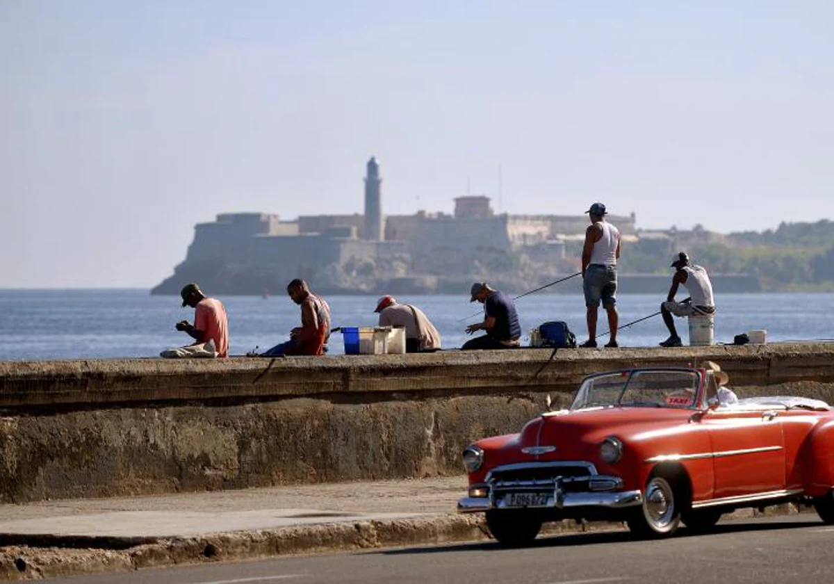 Estampa del Malecón de La Habana