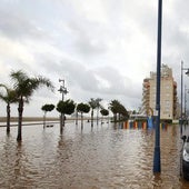 Aviso rojo por las fuertes lluvias en una Málaga con mas de 170 incidencias registradas