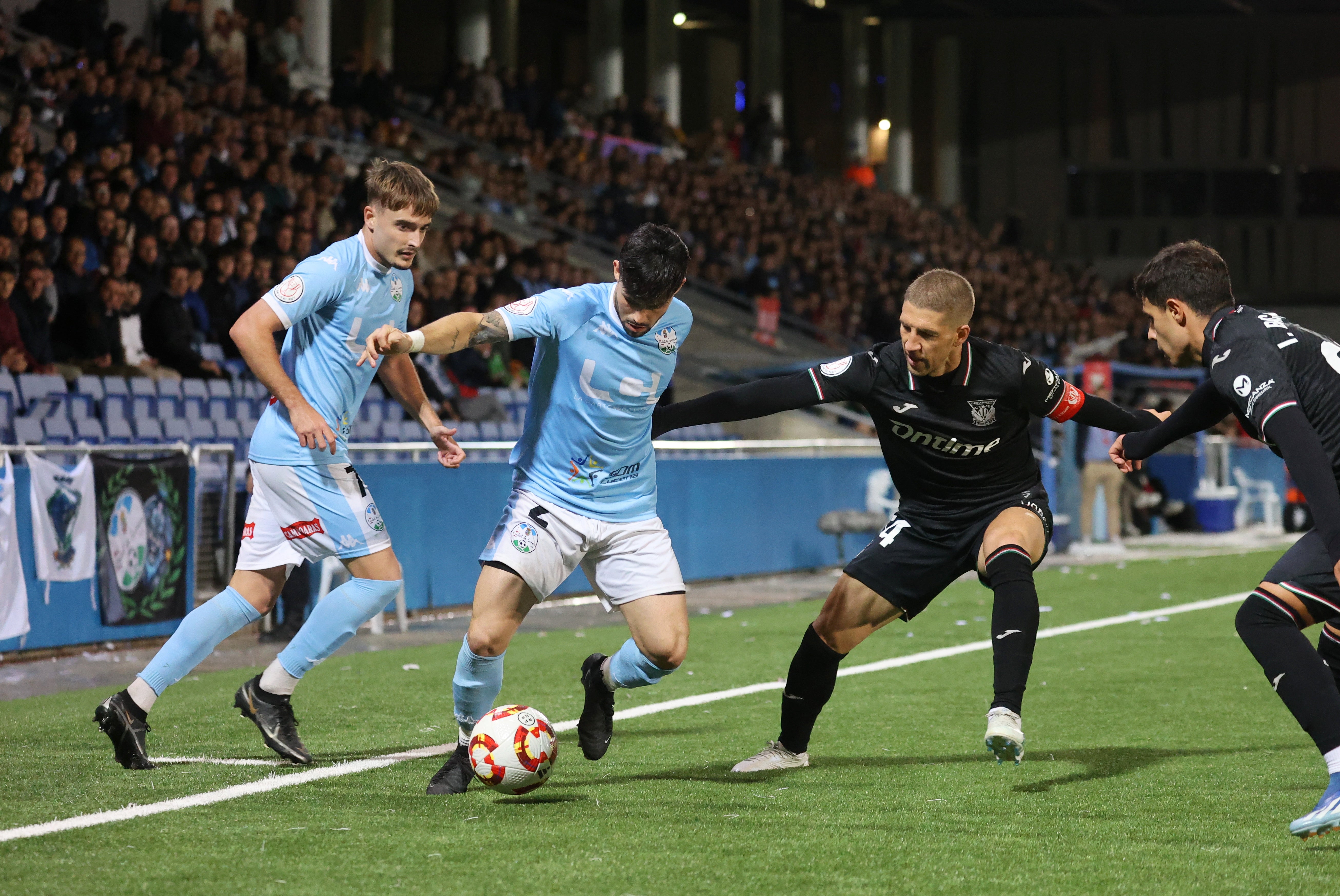 Un día histórico para el Ciudad de Lucena en la Copa del Rey, en imágenes