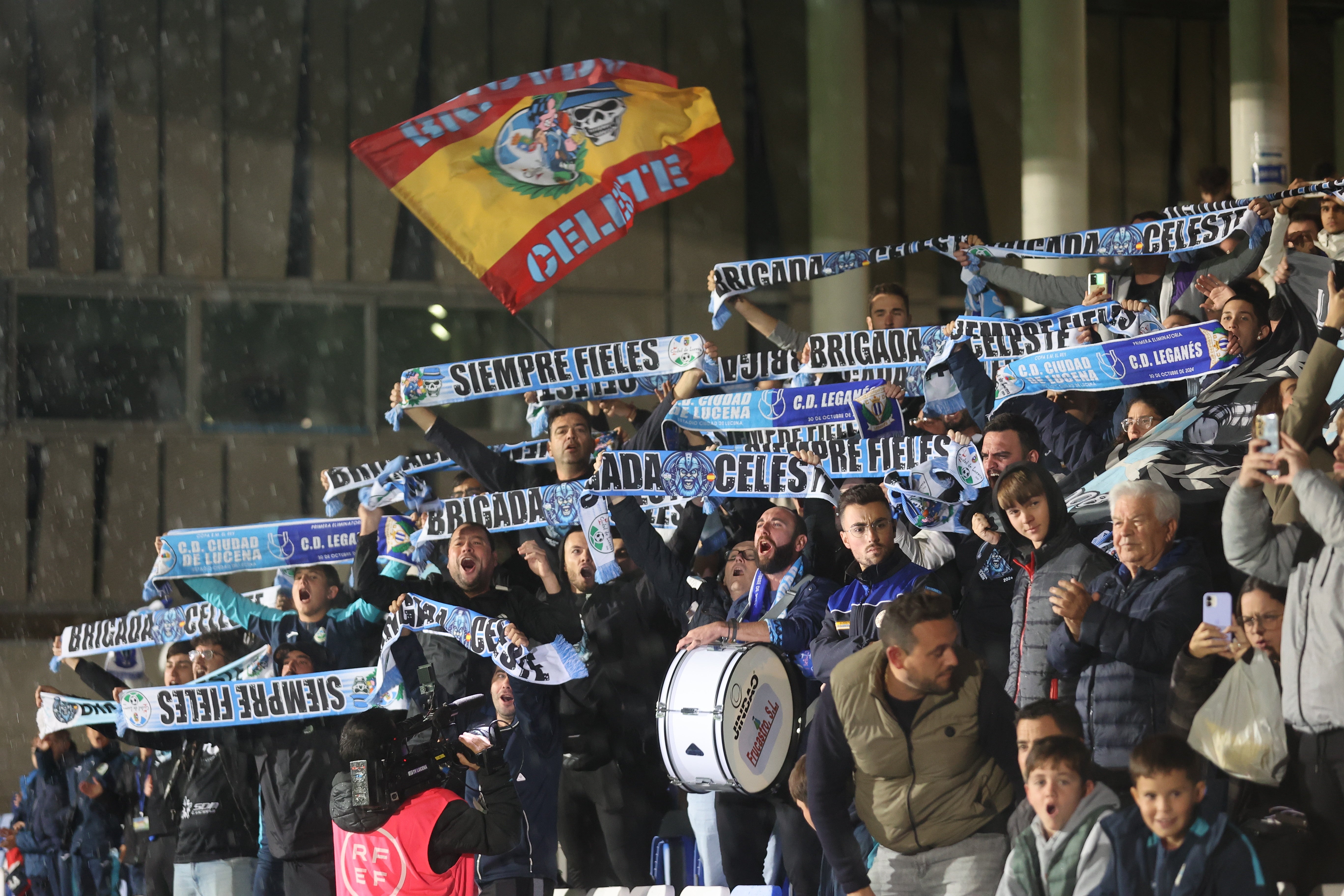 Un día histórico para el Ciudad de Lucena en la Copa del Rey, en imágenes