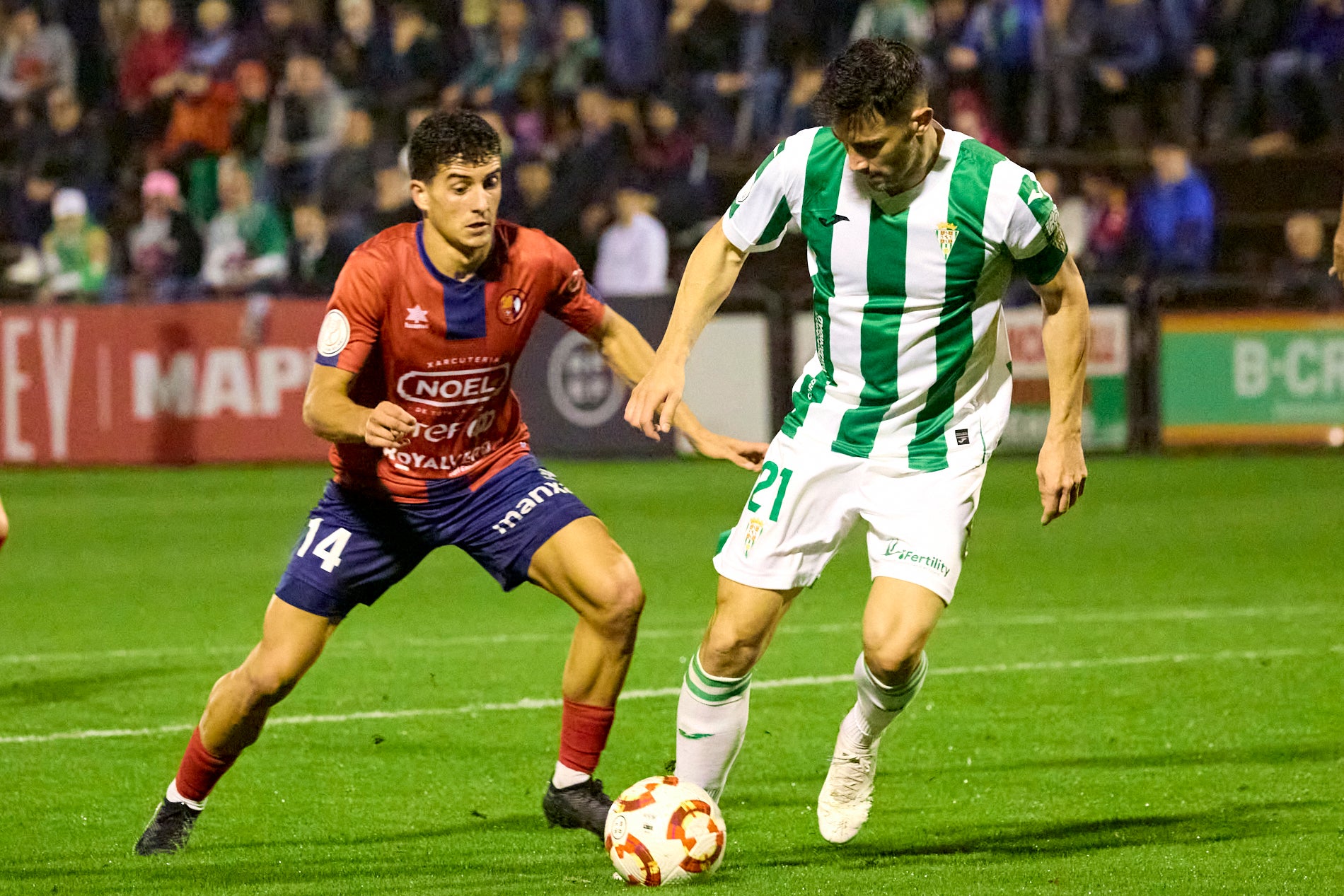 Las imágenes de la sorprendente eliminación copera del Córdoba CF en Olot