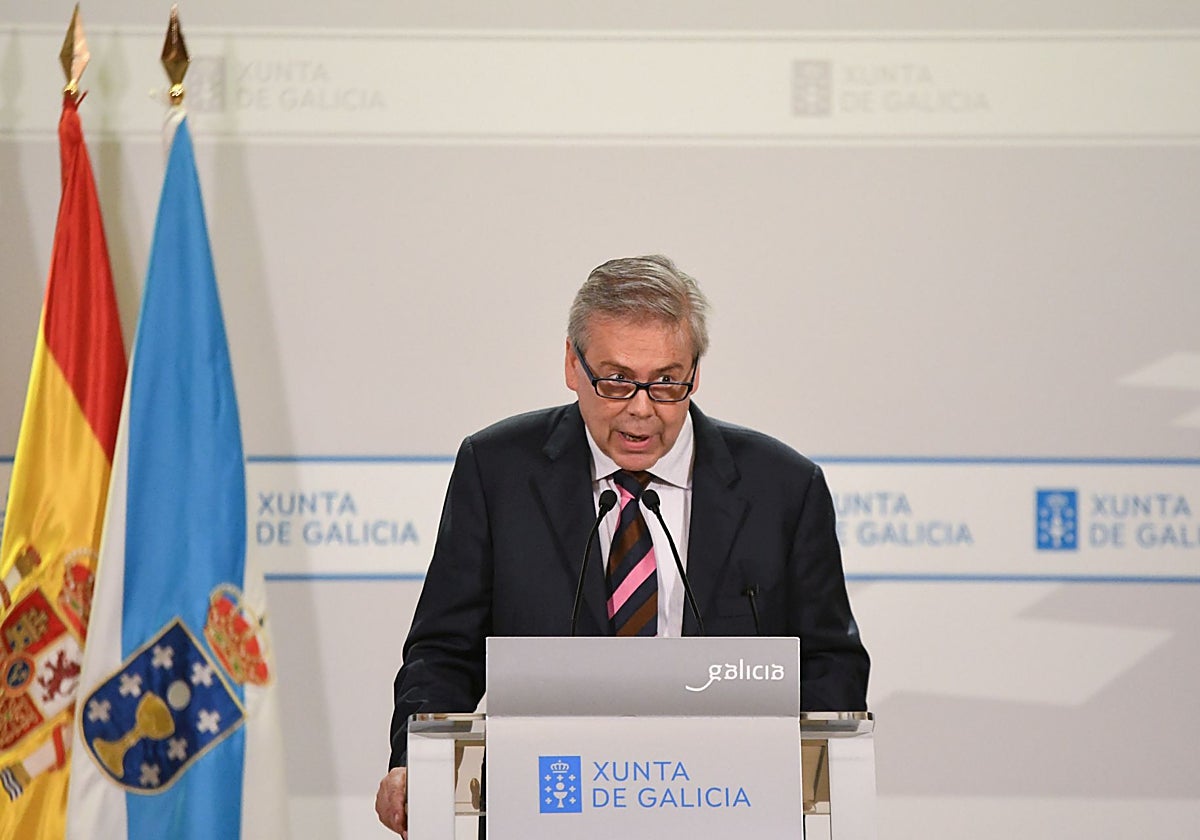El conselleiro de Sanidade, Antonio Gómez Caamaño, en un imagen de archivo