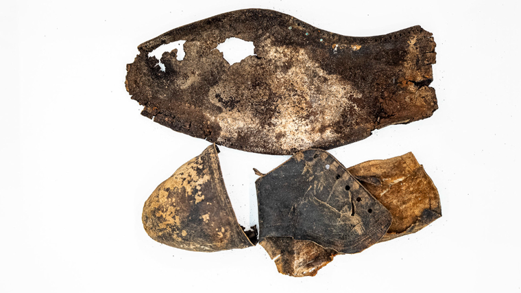 Shoe sole remains