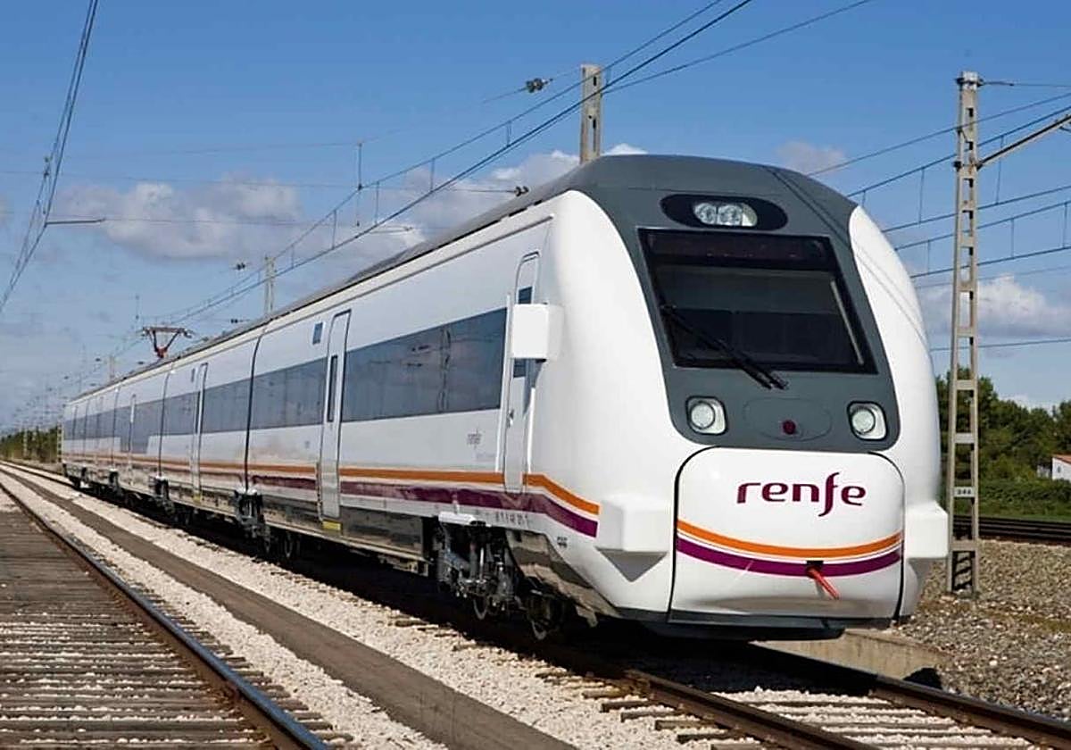 Un tren de media distancia de Renfe