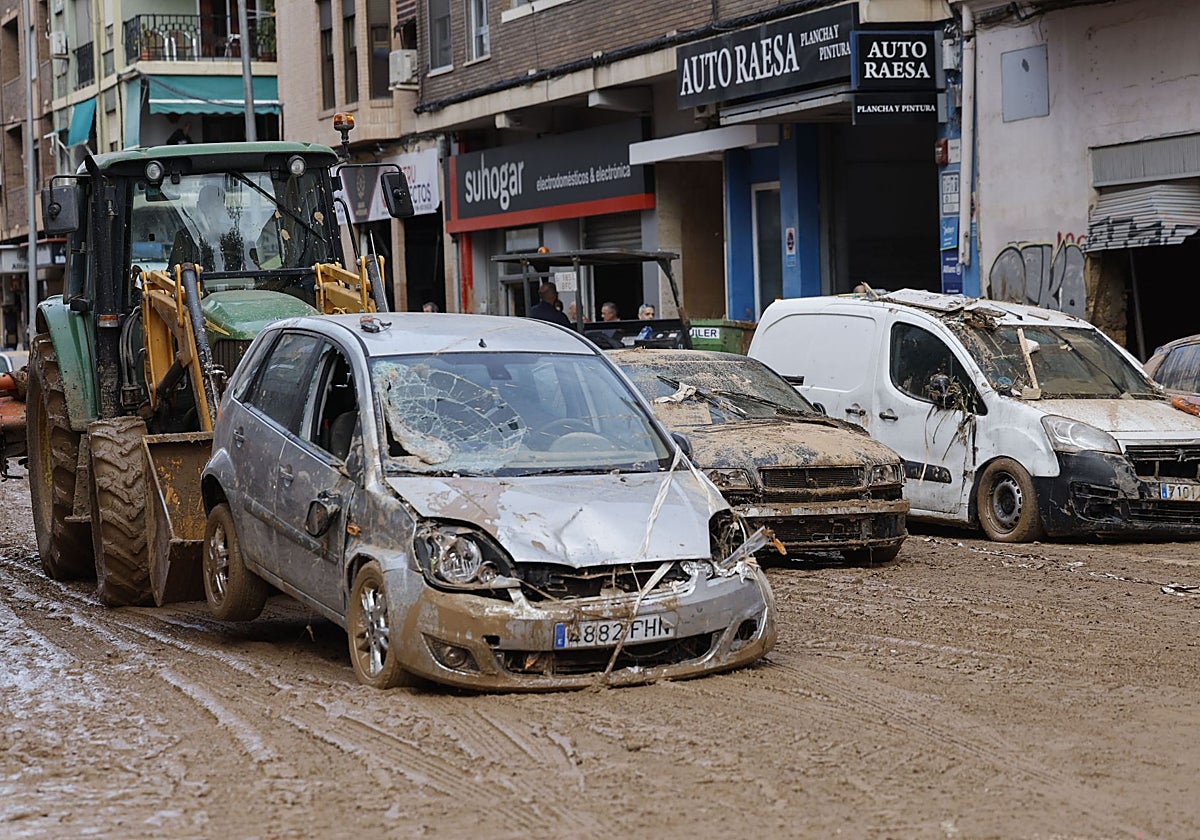 Imagen de los efectos de la DANA en la provincia de Valencia