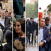 El minuto a minuto de la visita: un Rey que consuela, una Reina que rompe a llorar y Sánchez que desaparece