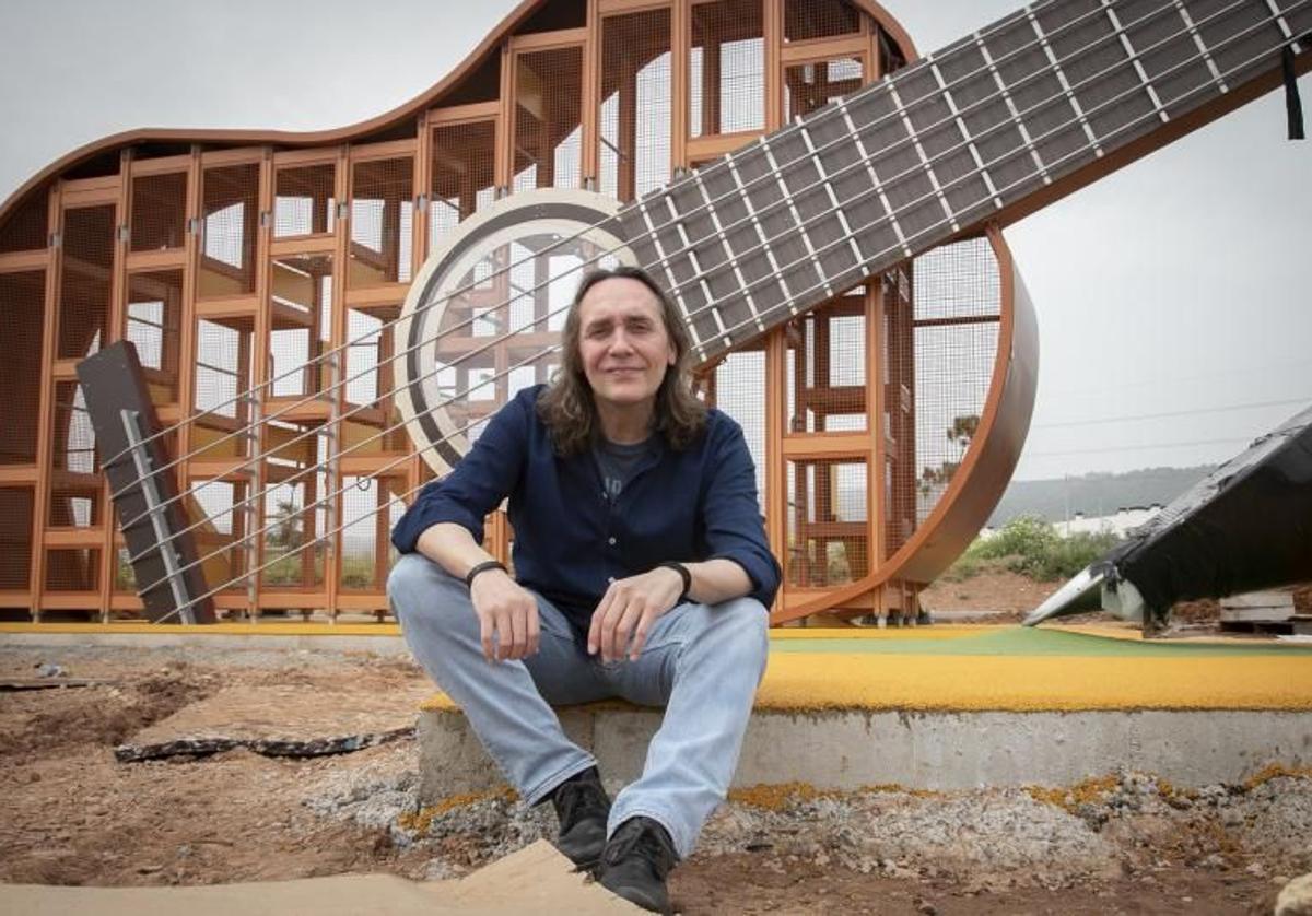 El guitarrista Vicente Amigo durante una entrevista a ABC