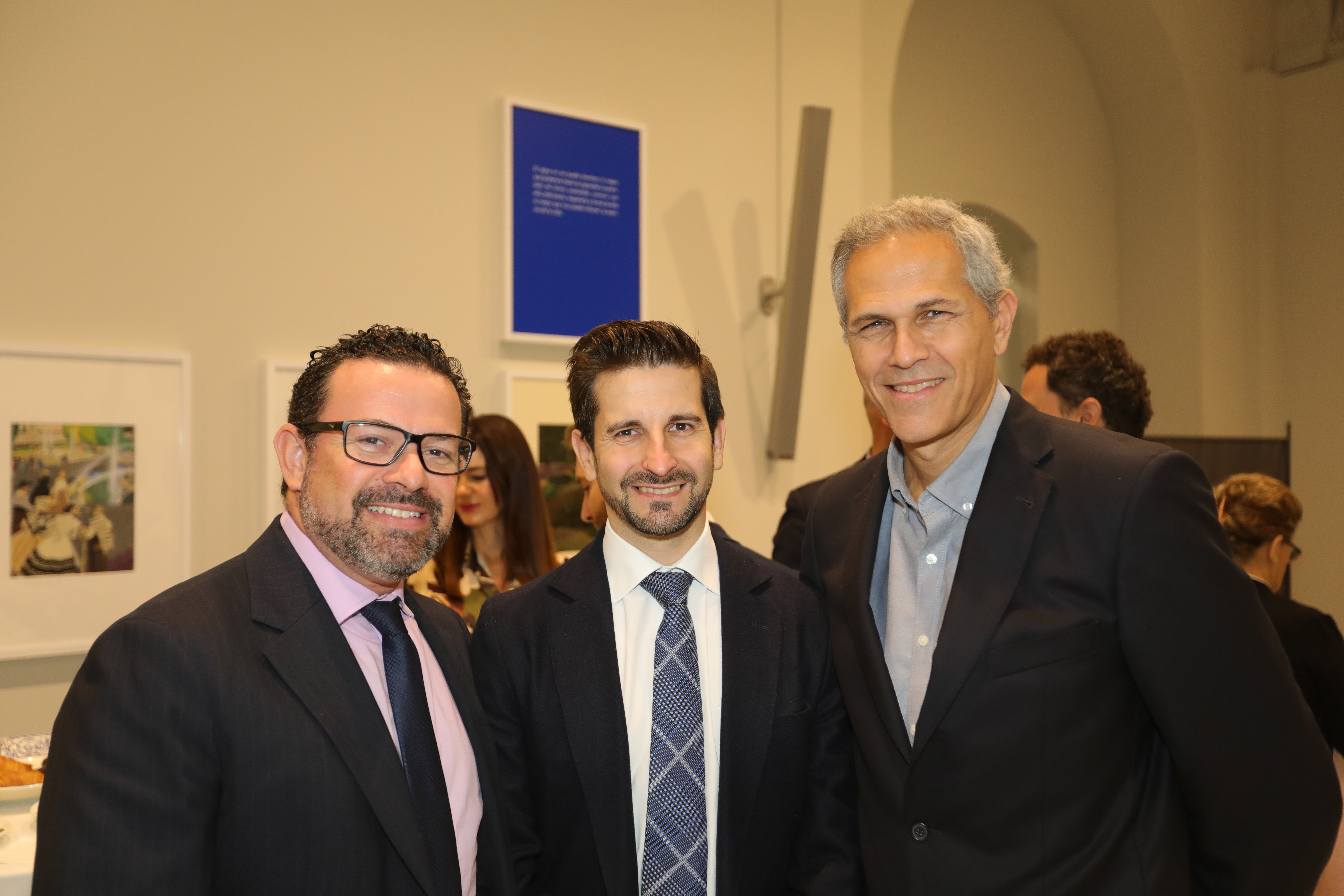 Moisés Valdivia, Pedro Fernández y Carlos Muñoz