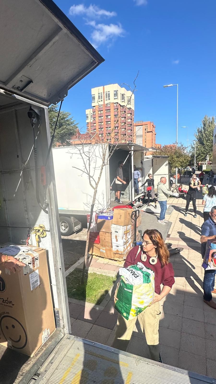 Toneladas de generosidad con destino a Valencia