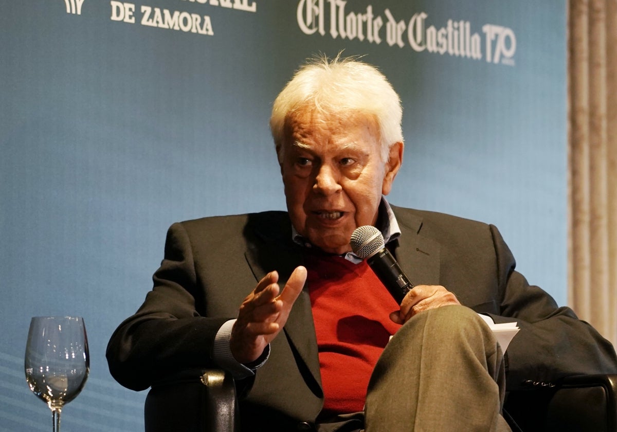 Felipe González, este martes en Valladolid