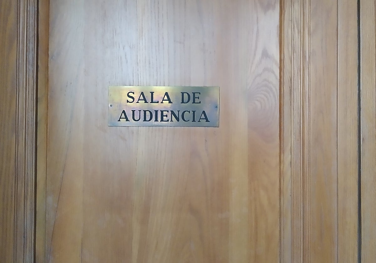 Una de las dos salas de vista de la Audiencia de Toledo