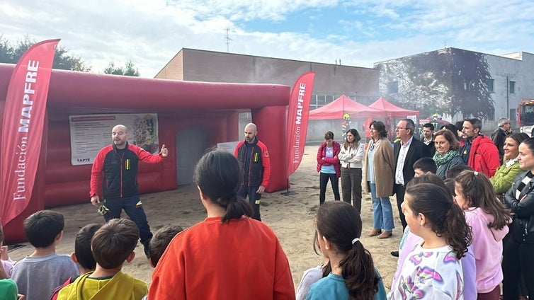 La Diputación de Toledo celebra en Mocejón y Talavera la «Semana de la Prevención de incendios» con más de 2.500 escolares