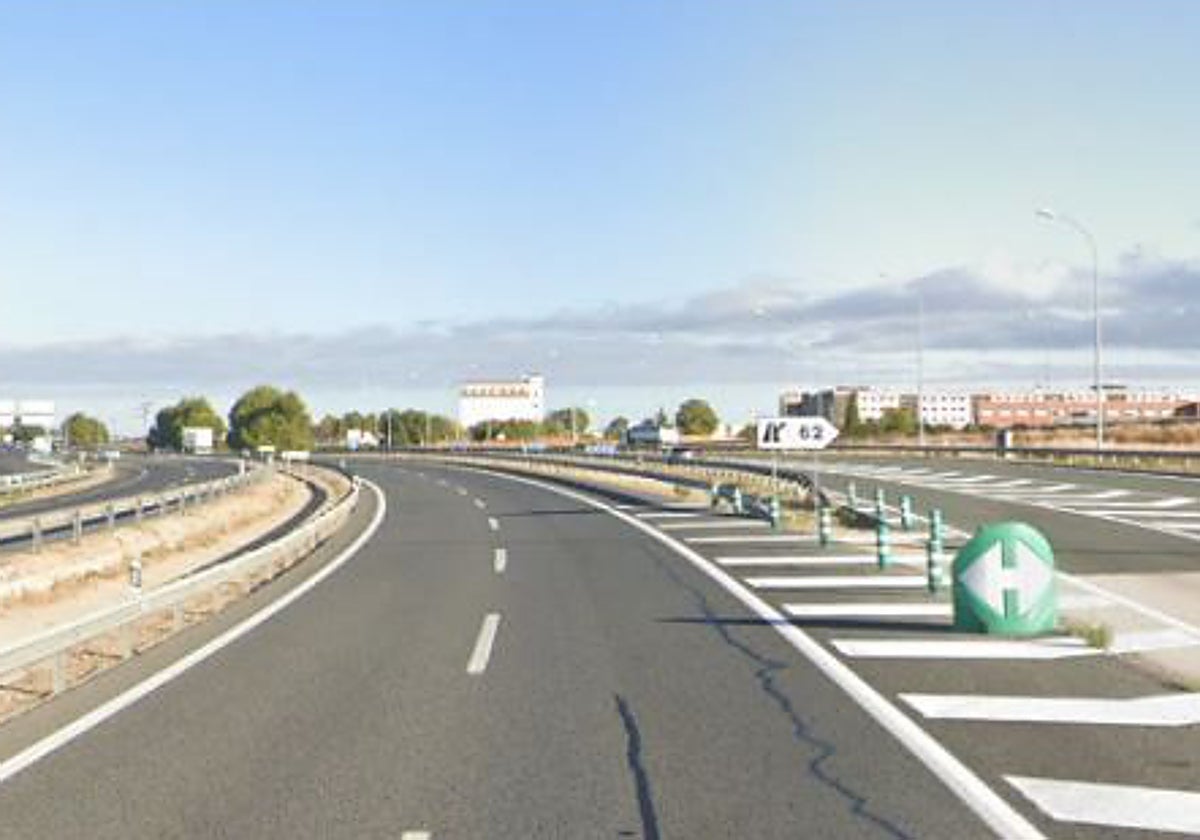 Lugar del atropello, en la A-4 sentido Madrid