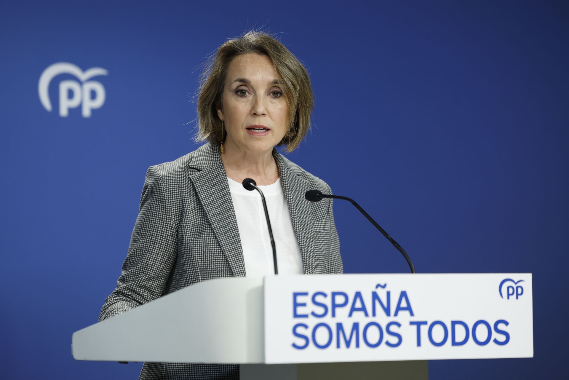 La secretaria general del PP, Cuca Gamarra