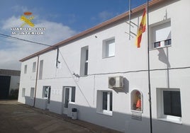 Finalizan las obras de mejora de la eficiencia energética en el cuartel de la Guardia Civil de Santa Olalla