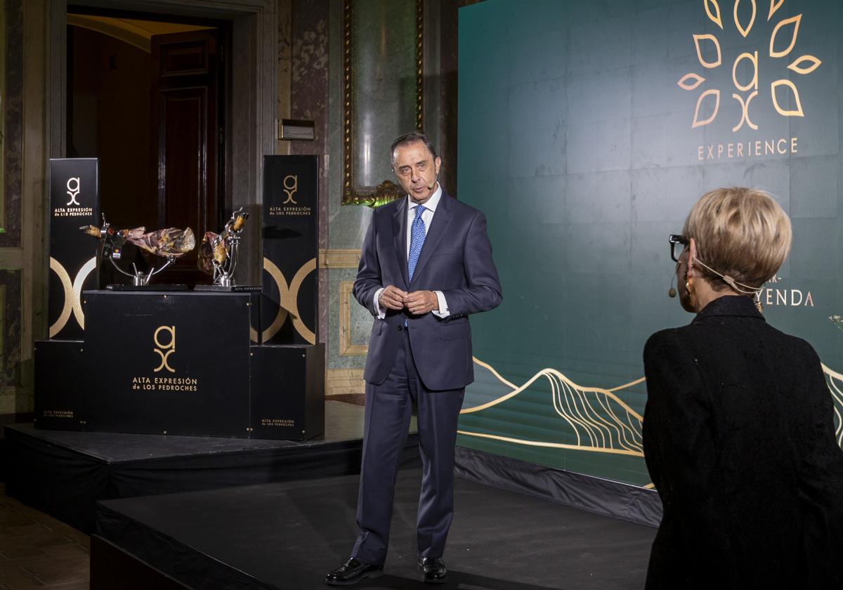 El presidente de Covap, Ricardo Delgado Vizcaíno, en la presentación de Luxury Collection