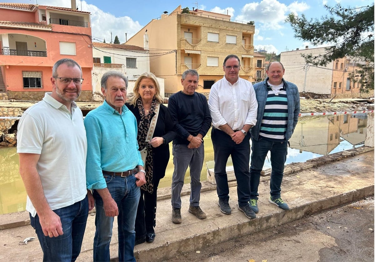 Benjamín Prieto, María Jesús Bonilla y Cayetano Solana han visitado la zona