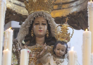 Ana Infante de la Torre restaurará a la Virgen del Socorro y al Niño Jesús