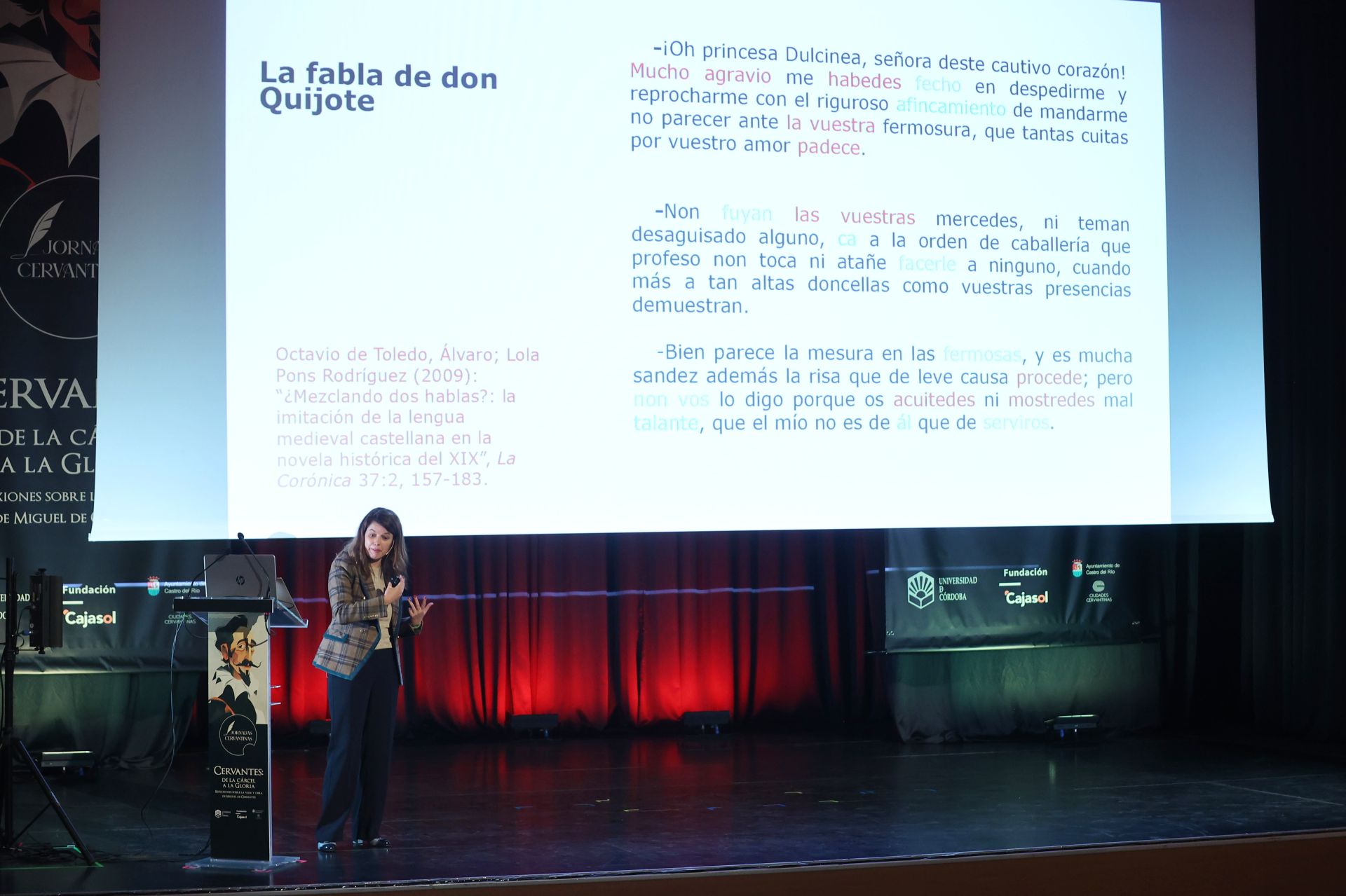 El cierre de las brillantes Jornadas Cervantinas de Castro del Río, en imágenes