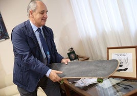 La batería de Miguel Ángel Blanco y un monopatín de Ignacio Echeverría, en el centro por la memoria de víctimas del terrorismo de la Comunidad de Madrid