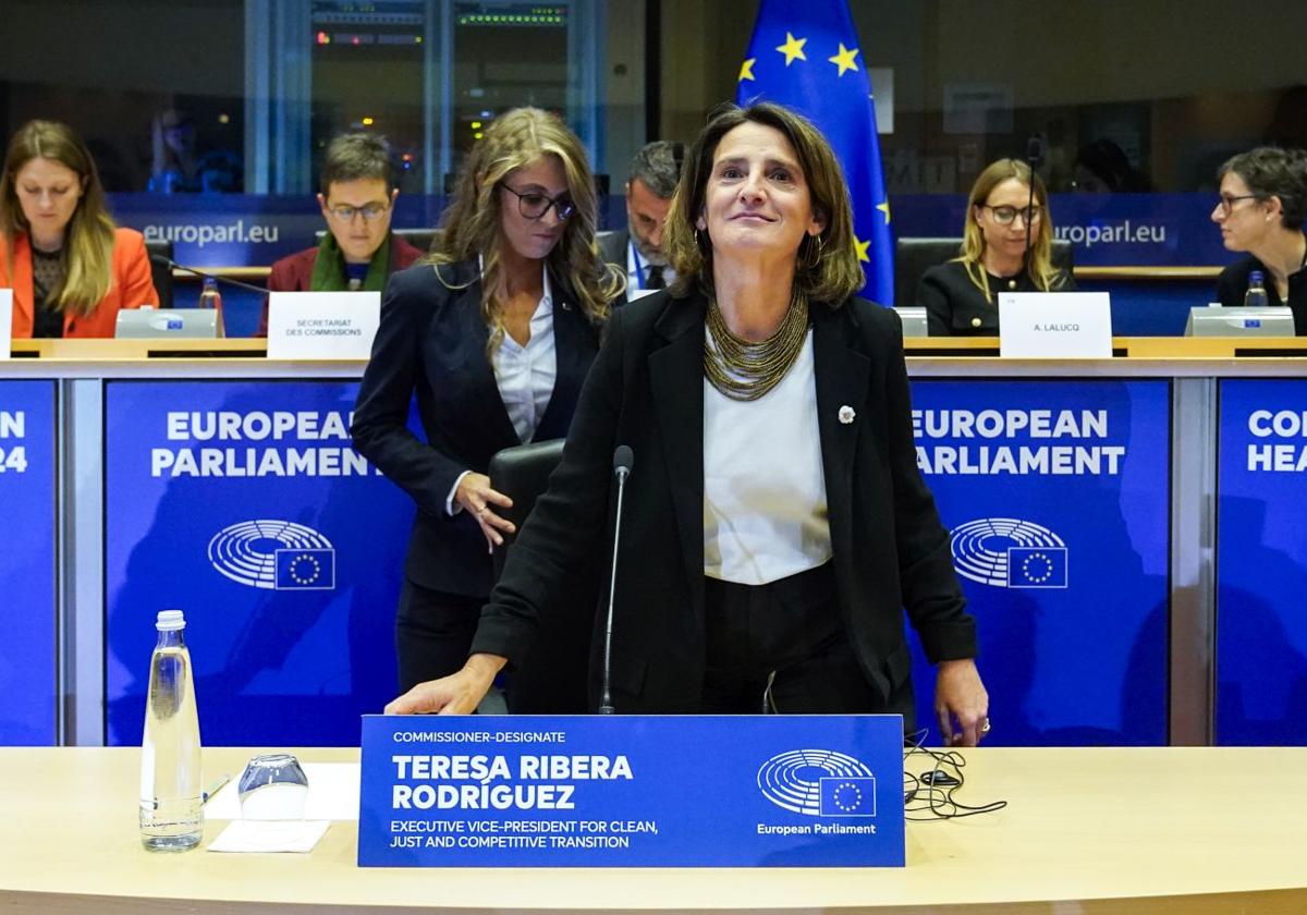Vicepresidenta tercera y ministra para la Transición Ecológica, Teresa Ribera