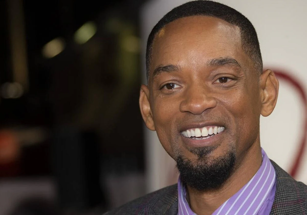 Primer plano del actor estadounidense Will Smith