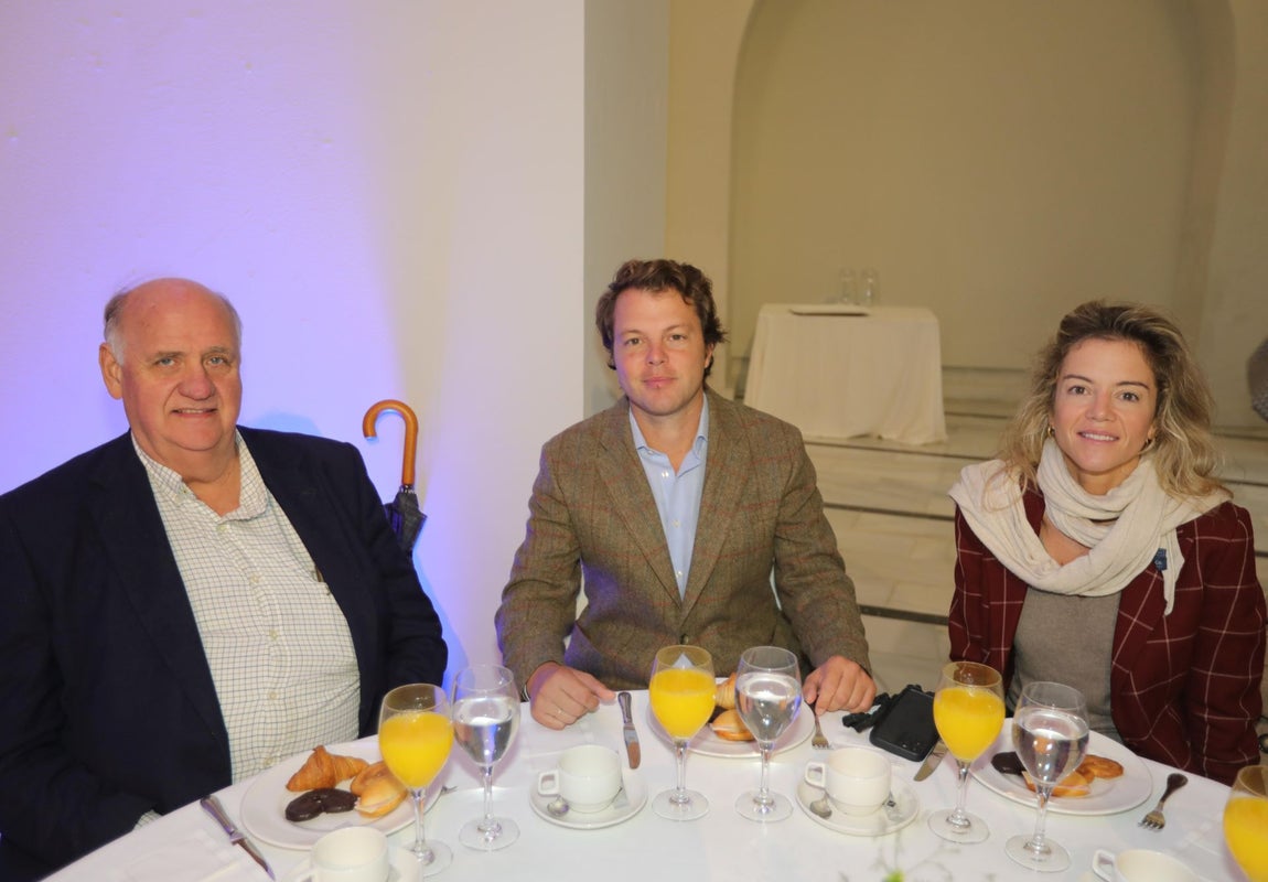 Luis Carlos Alonso, José Peña y María José Peña