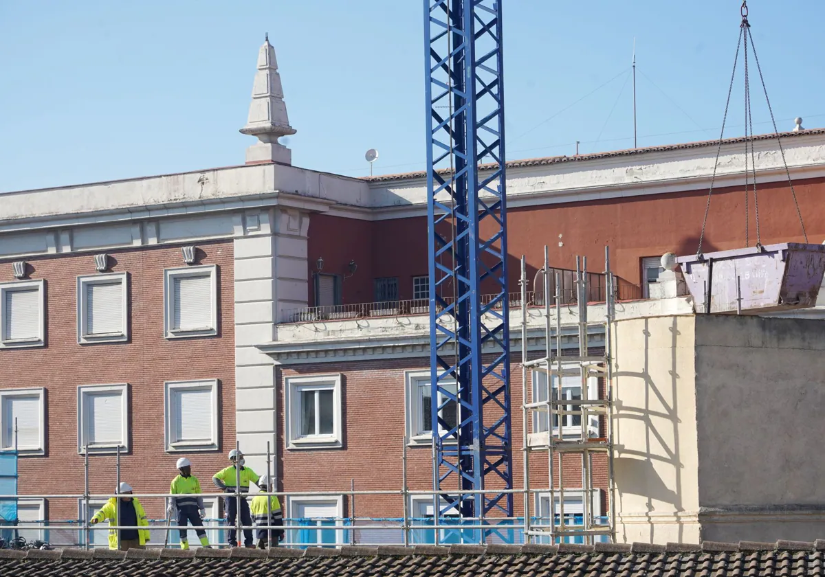 Trabajadores del sector de la construcción