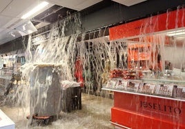 Esta es la sorprendente inundación que la DANA ha provocado en El Corte Inglés de Málaga
