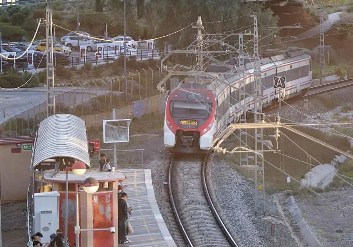 Tren de Cercanías en Málaga