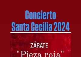 La «Pieza roja» del compositor José Zárate, en el Concierto de Santa Cecilia 2024 de Alicante