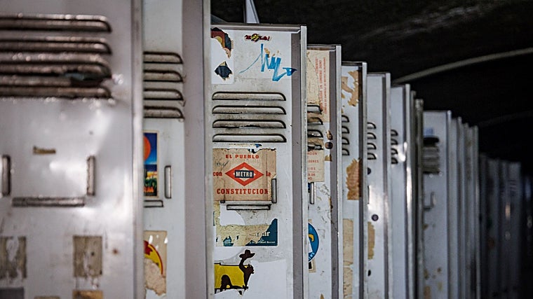 Antiguo pasillo de correspondencia de la línea 2