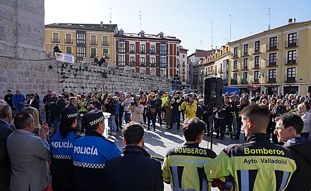 Acto en Valladolid por el Día Mundial en Recuerdo de las Víctimas de Accidentes de Tráfico