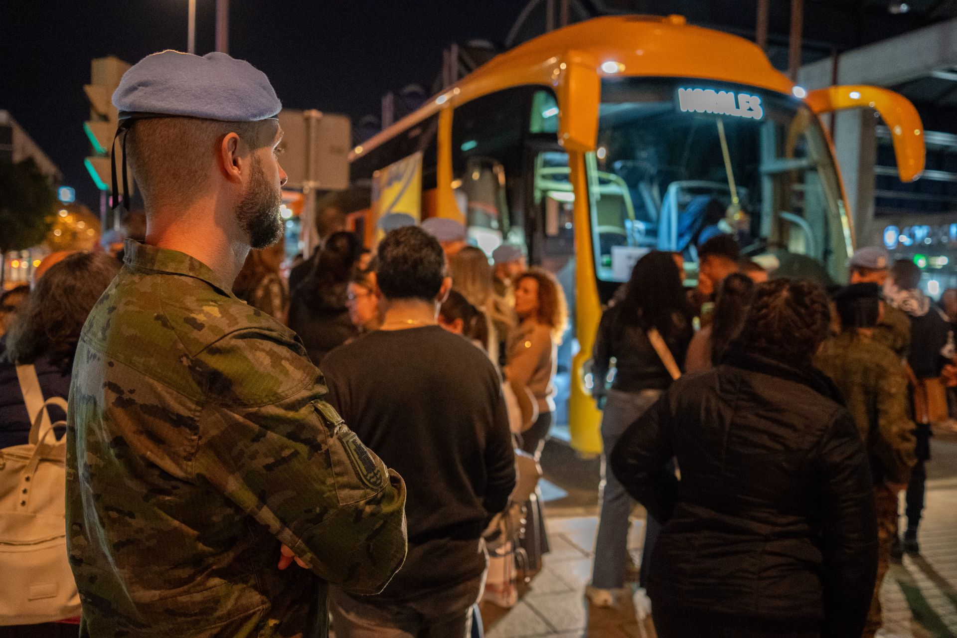 La salida del segundo relevo de la BRI X de Córdoba a Líbano, en imágenes