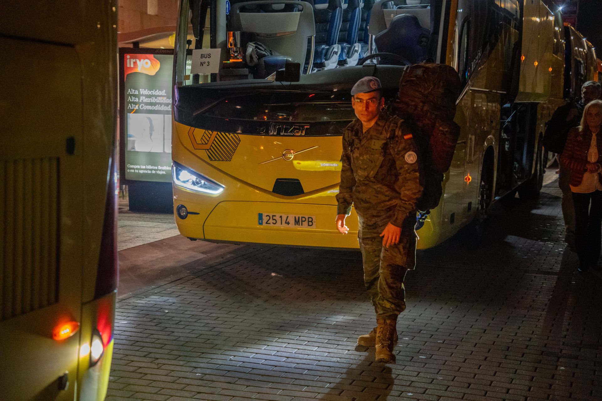 La salida del segundo relevo de la BRI X de Córdoba a Líbano, en imágenes