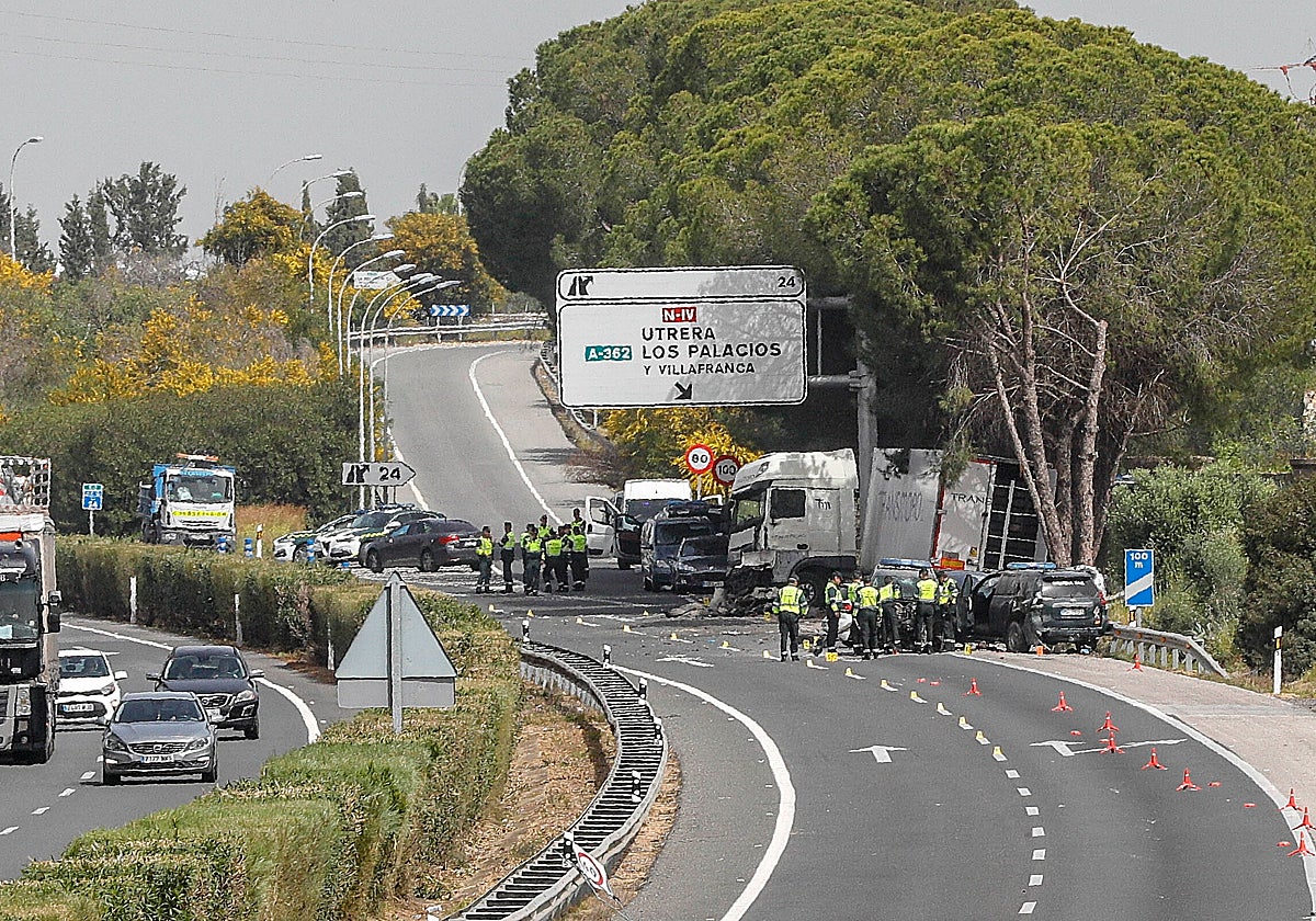 Accidente mortal en Los Palacios el pasado marzo