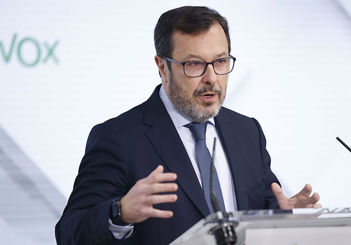El portavoz nacional de Vox, José Antonio Fúster