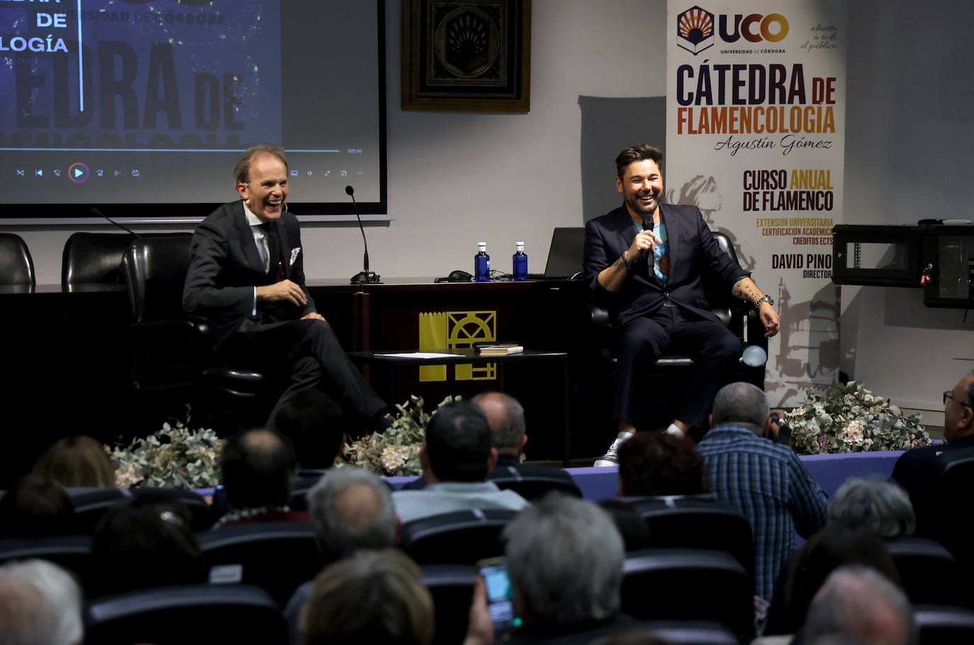 Miguel Poveda inaugura la Cátedra de Flamencología, en imágenes