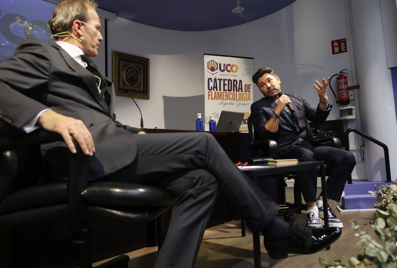 Miguel Poveda inaugura la Cátedra de Flamencología, en imágenes