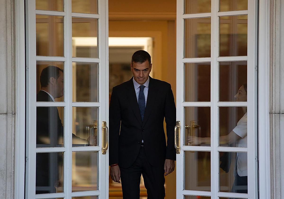 El presidente del Gobierno, Pedro Sánchez