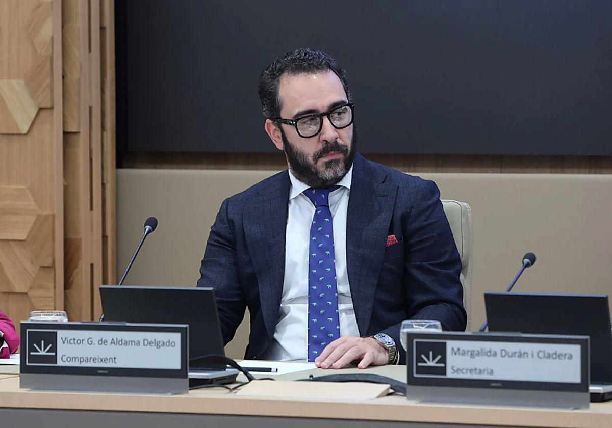 Víctor de Aldama, en el Congreso