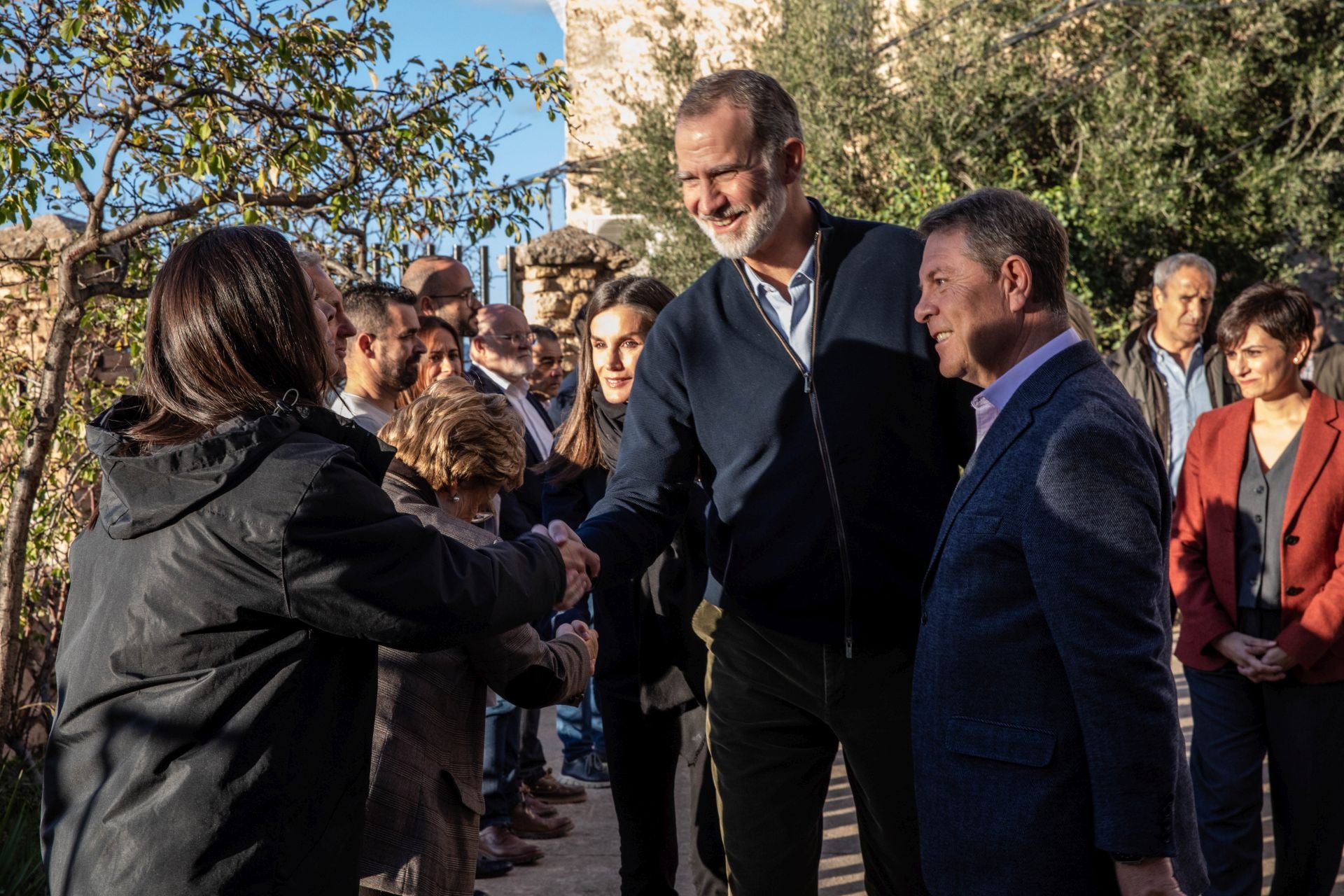 Las imágenes del multitudinario recibimiento a los Reyes en Letur