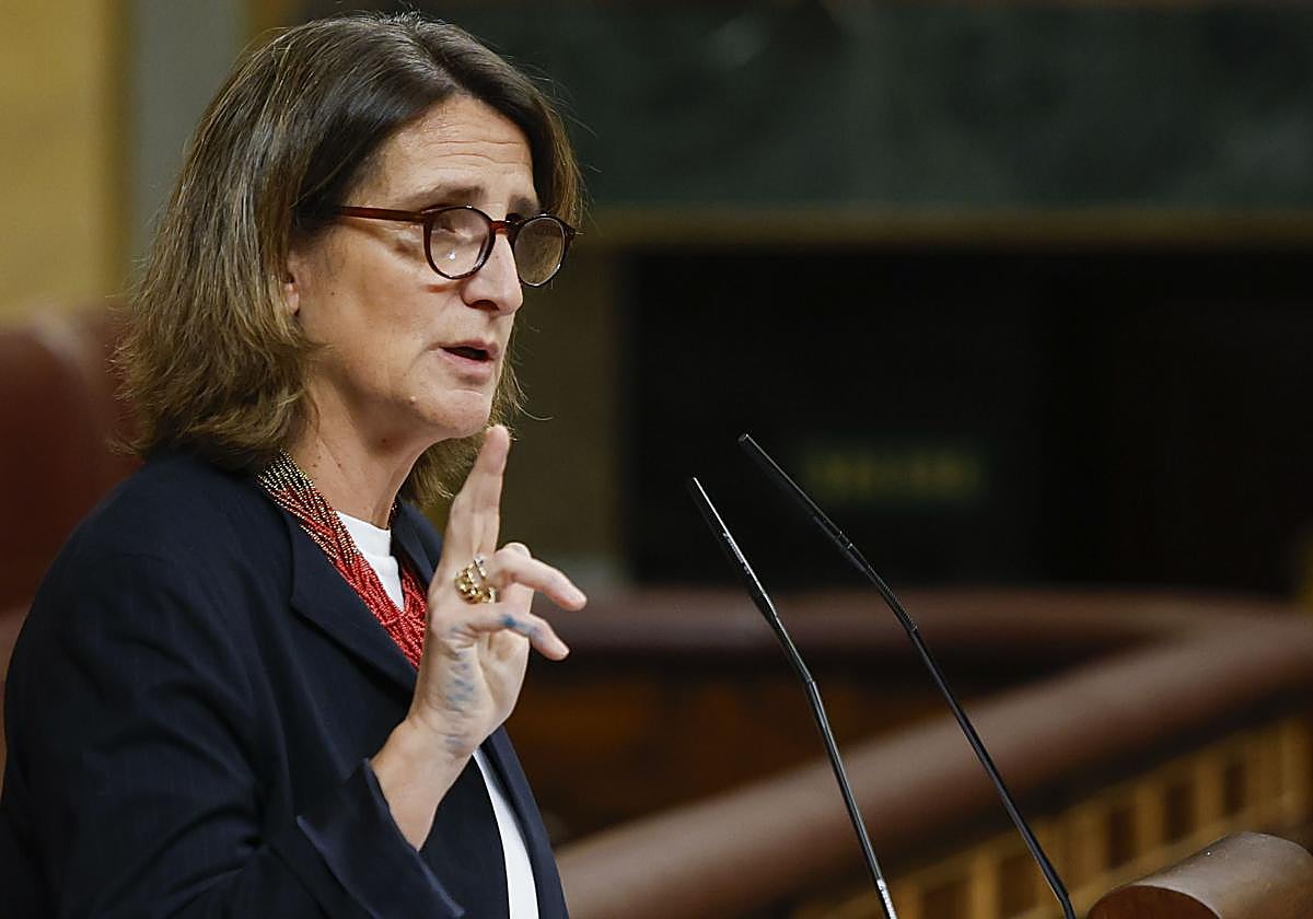 La ministra de Transición Ecológica, Teresa Ribera