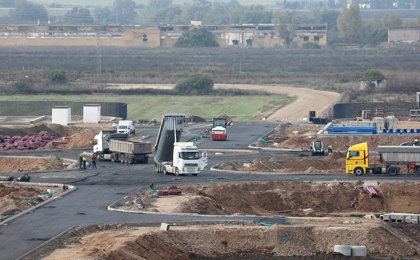 La obra de la Base Logística del Ejército de Tierra en Córdoba, en imágenes