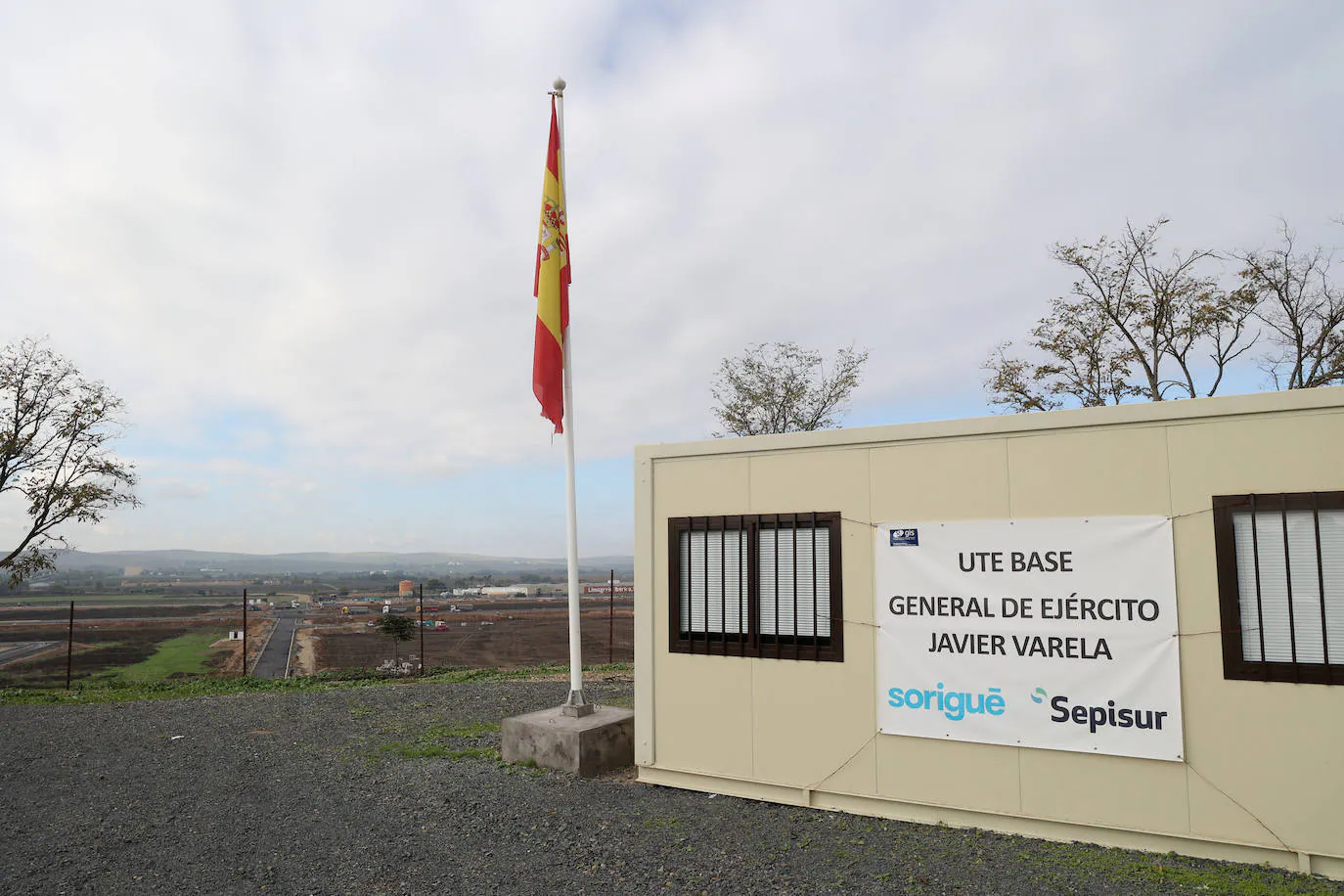 La obra de la Base Logística del Ejército de Tierra en Córdoba, en imágenes