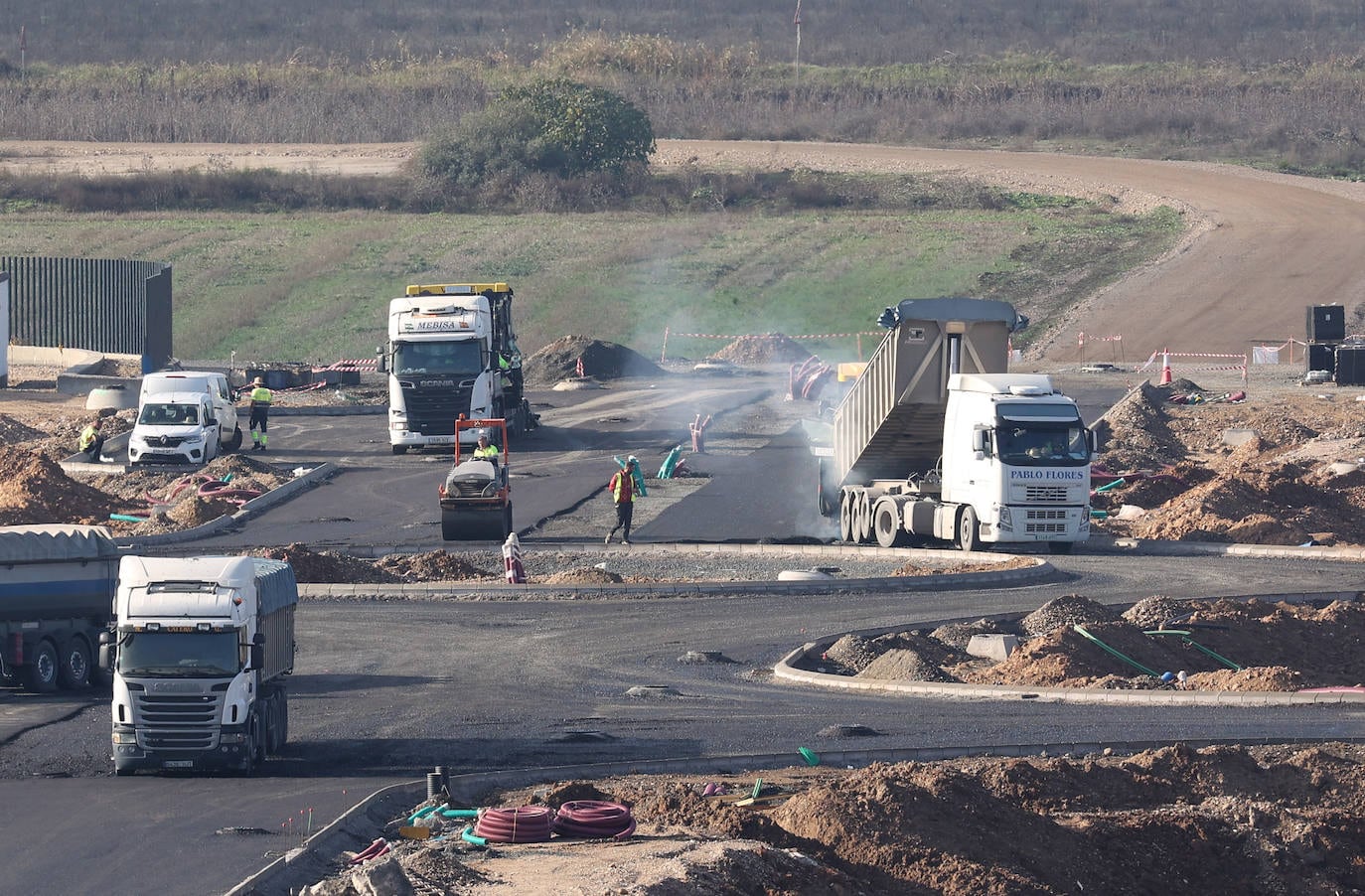 La obra de la Base Logística del Ejército de Tierra en Córdoba, en imágenes